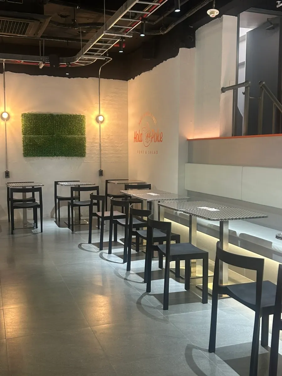 Way down to the basement floor of Olla Poke Seocho Gyodae Branch
