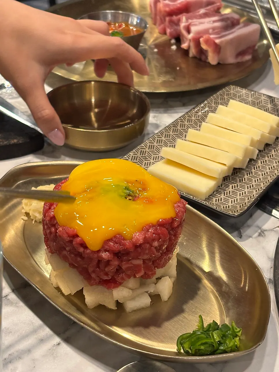 계란찜 한 그릇 클로즈업