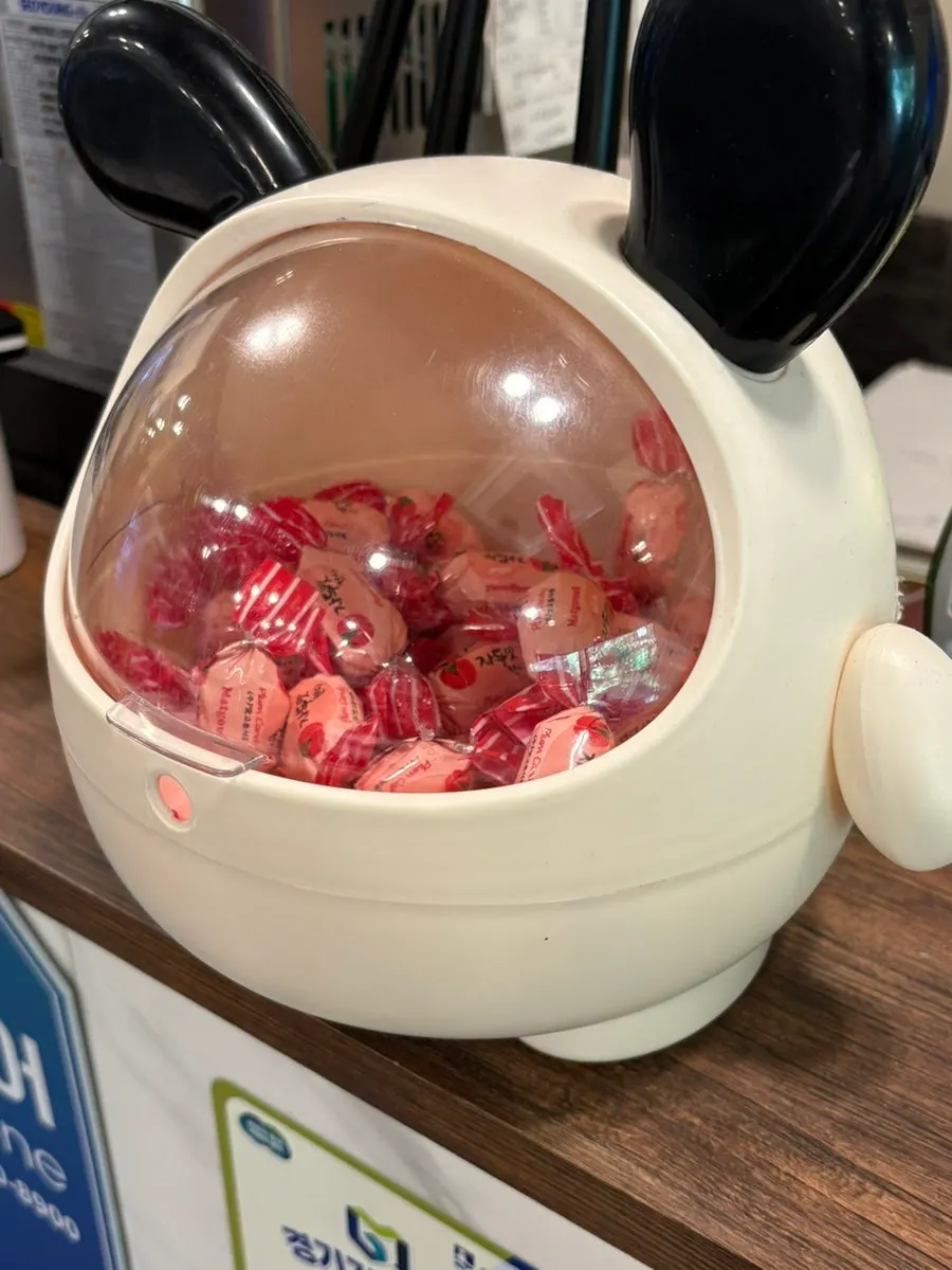 Plum-flavored candy at the counter