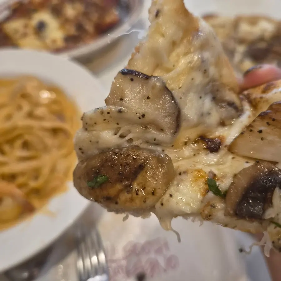 A table with all three dishes together