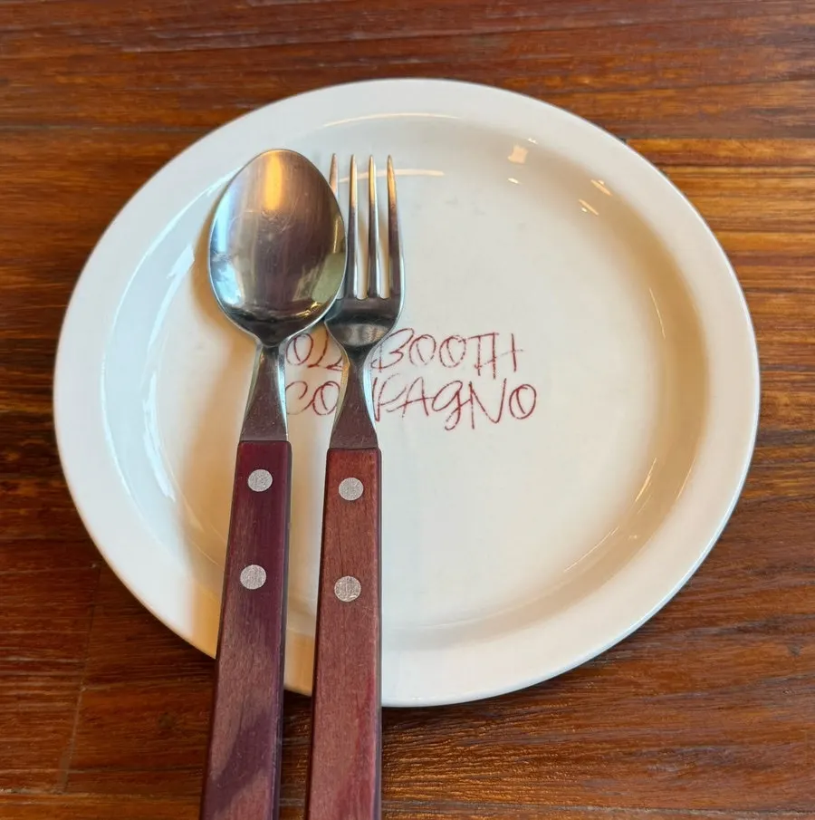 Table set with cutlery