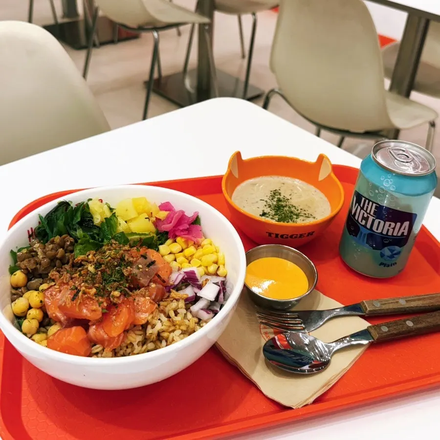 Featured image of the salmon poke solo filling set at Olla Poke Munjeong Main Branch