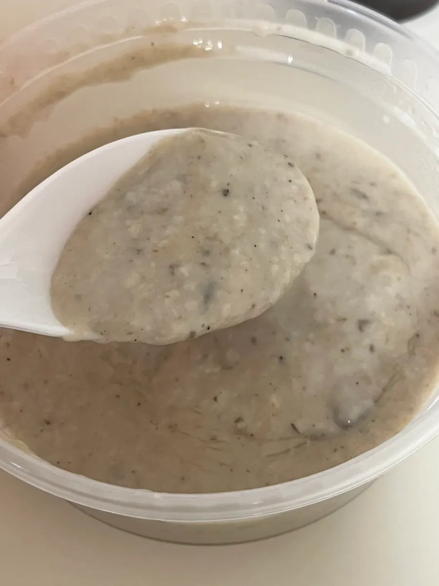 크리미한 양송이 스프 한 컵