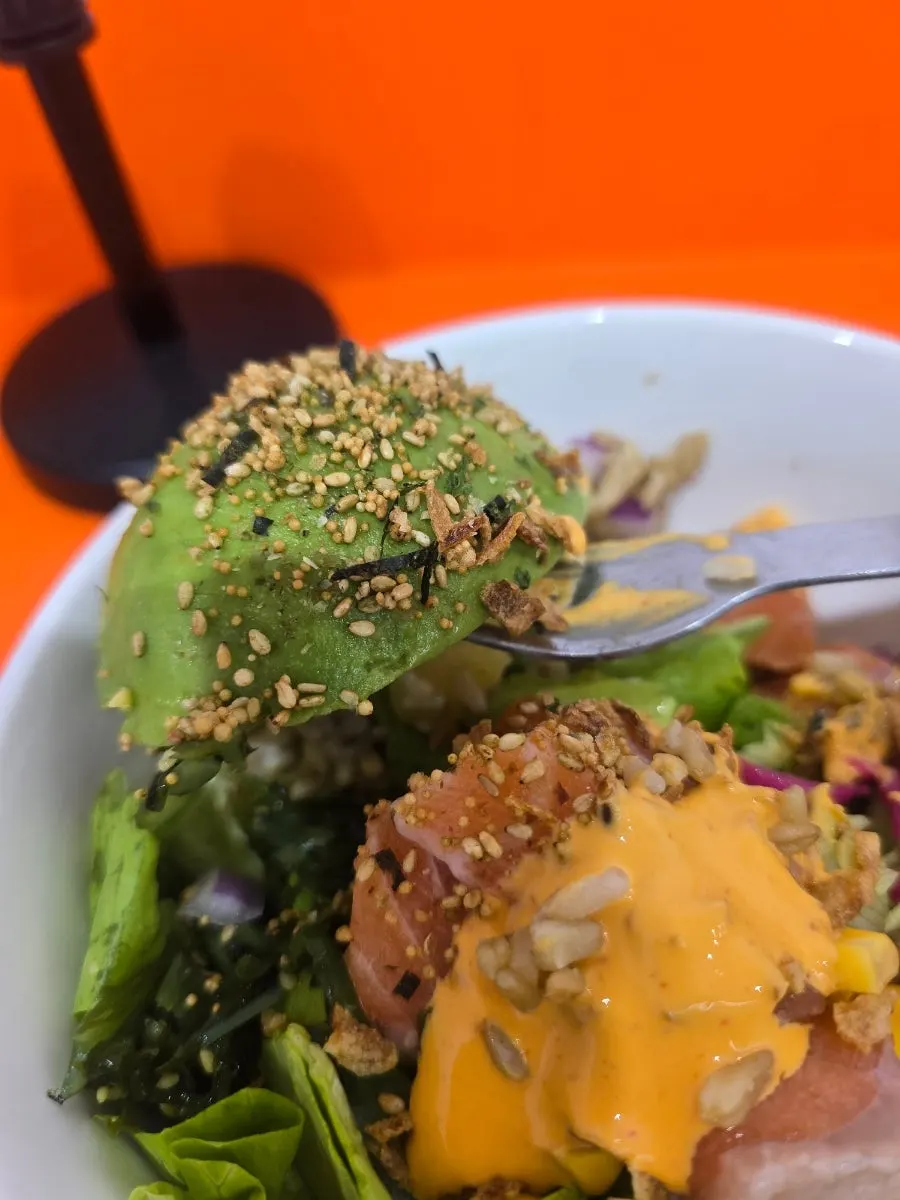 Added avocado topping