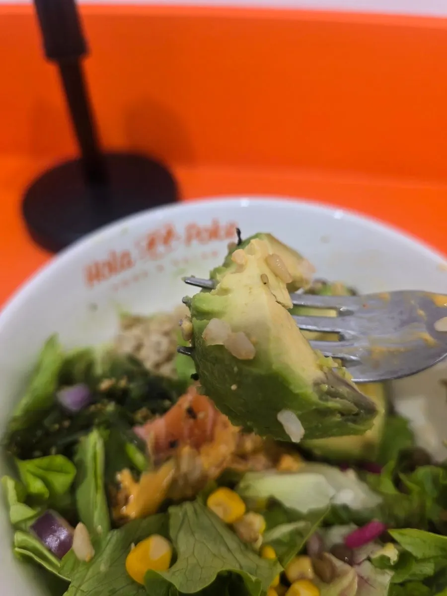Close-up of avocado with no browning