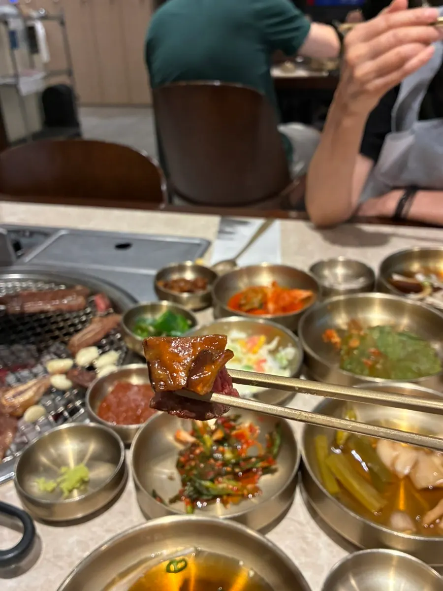 LA galbi con arroz