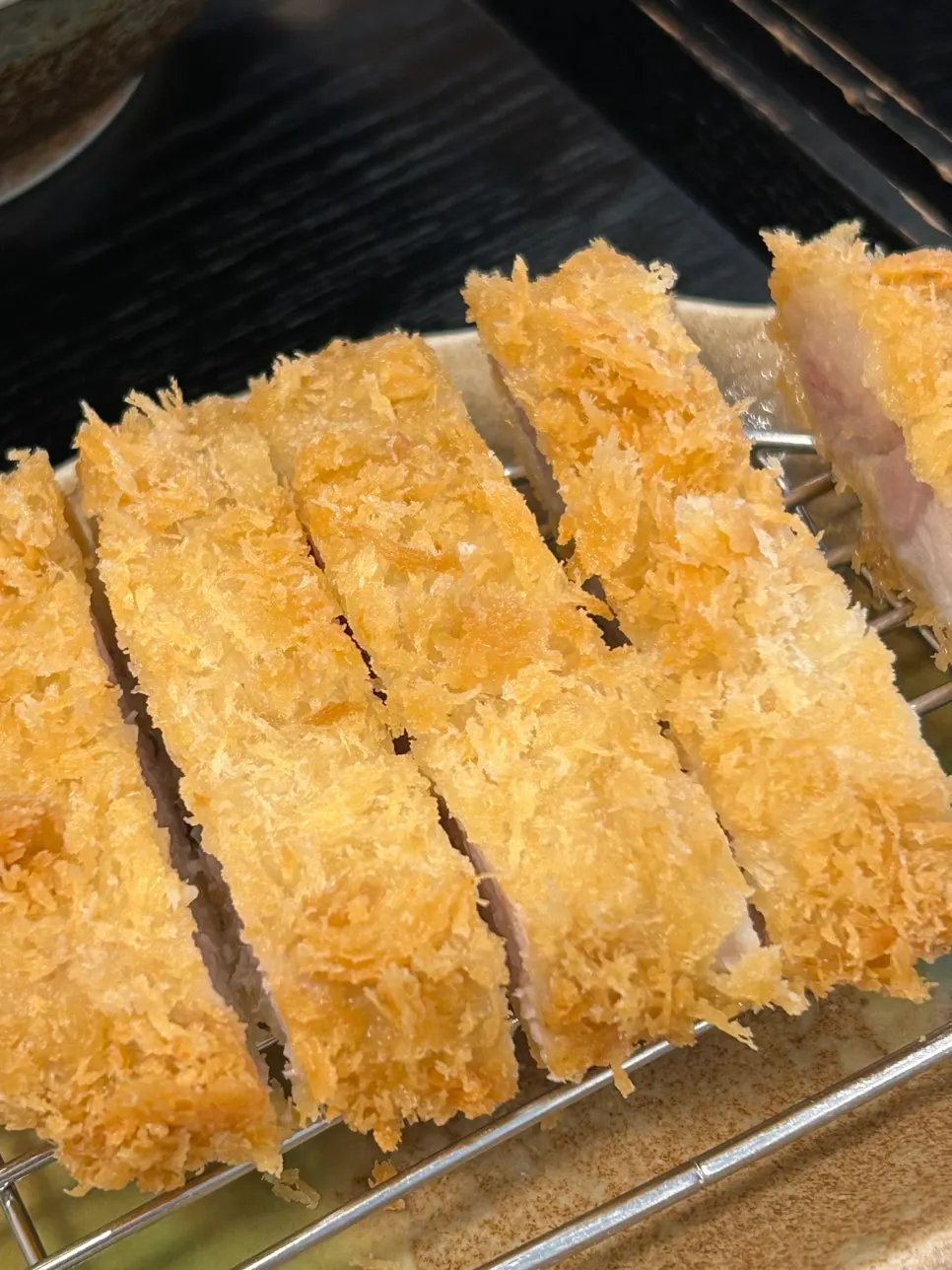 2.2cm thick rosu (loin) katsu