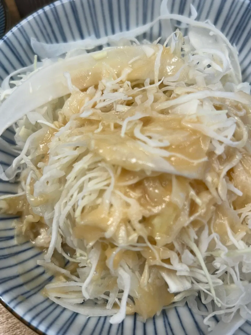 Cabbage salad with house dressing