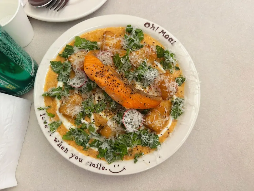 Chewy gnocchi lifted up with a fork