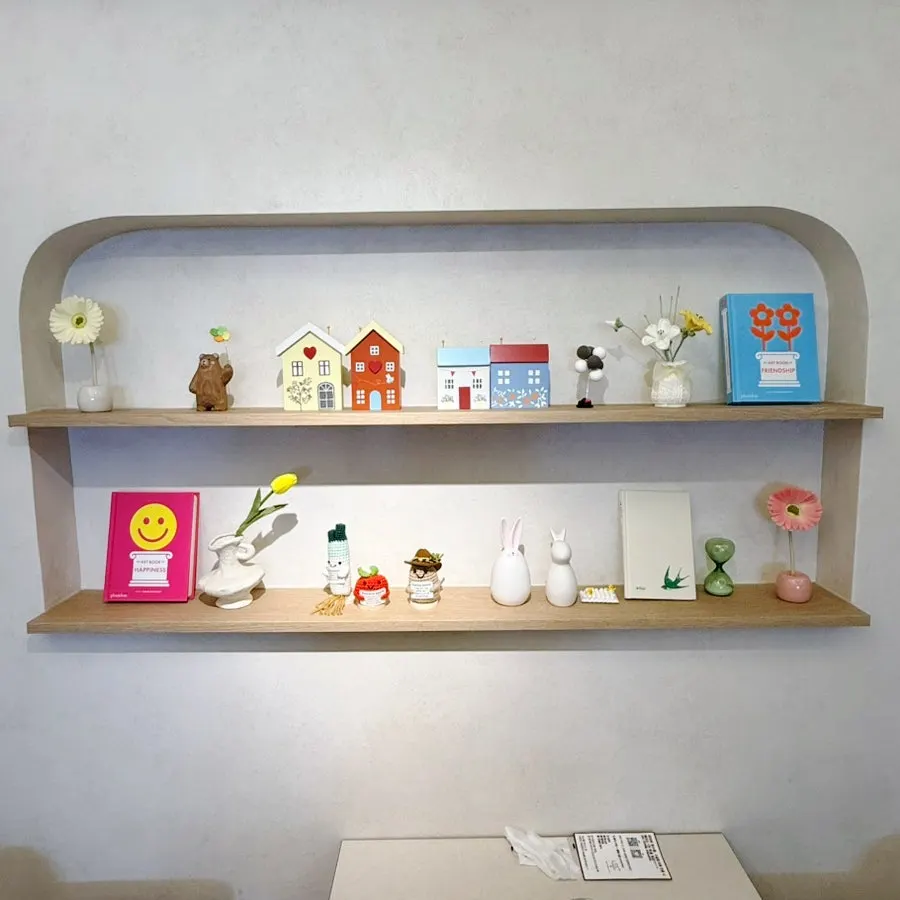 Cozy round-shaped layout of the store