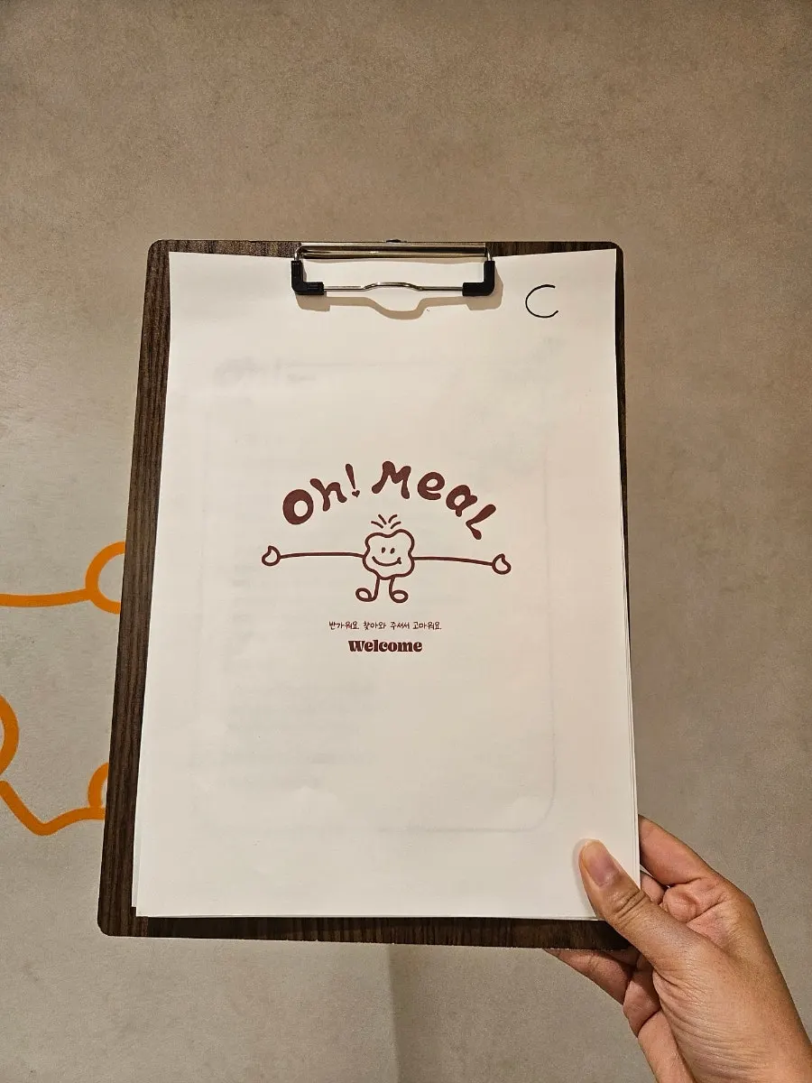 오밀 혜화 대학로 메뉴와 가격 화면