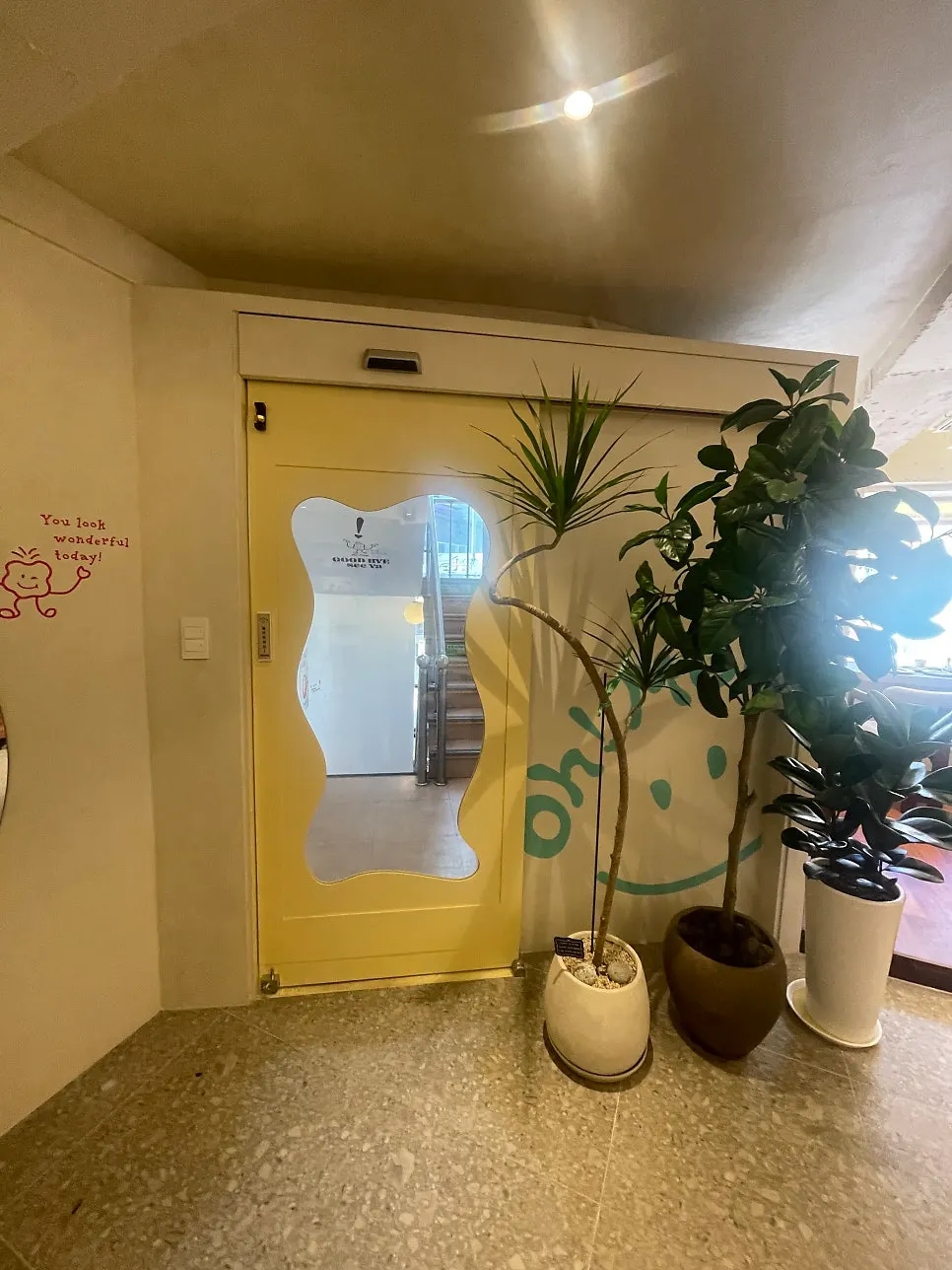 The Omil sign on the 2nd floor