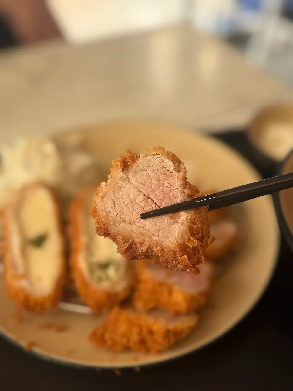 오미카츠 카츠 클로즈업