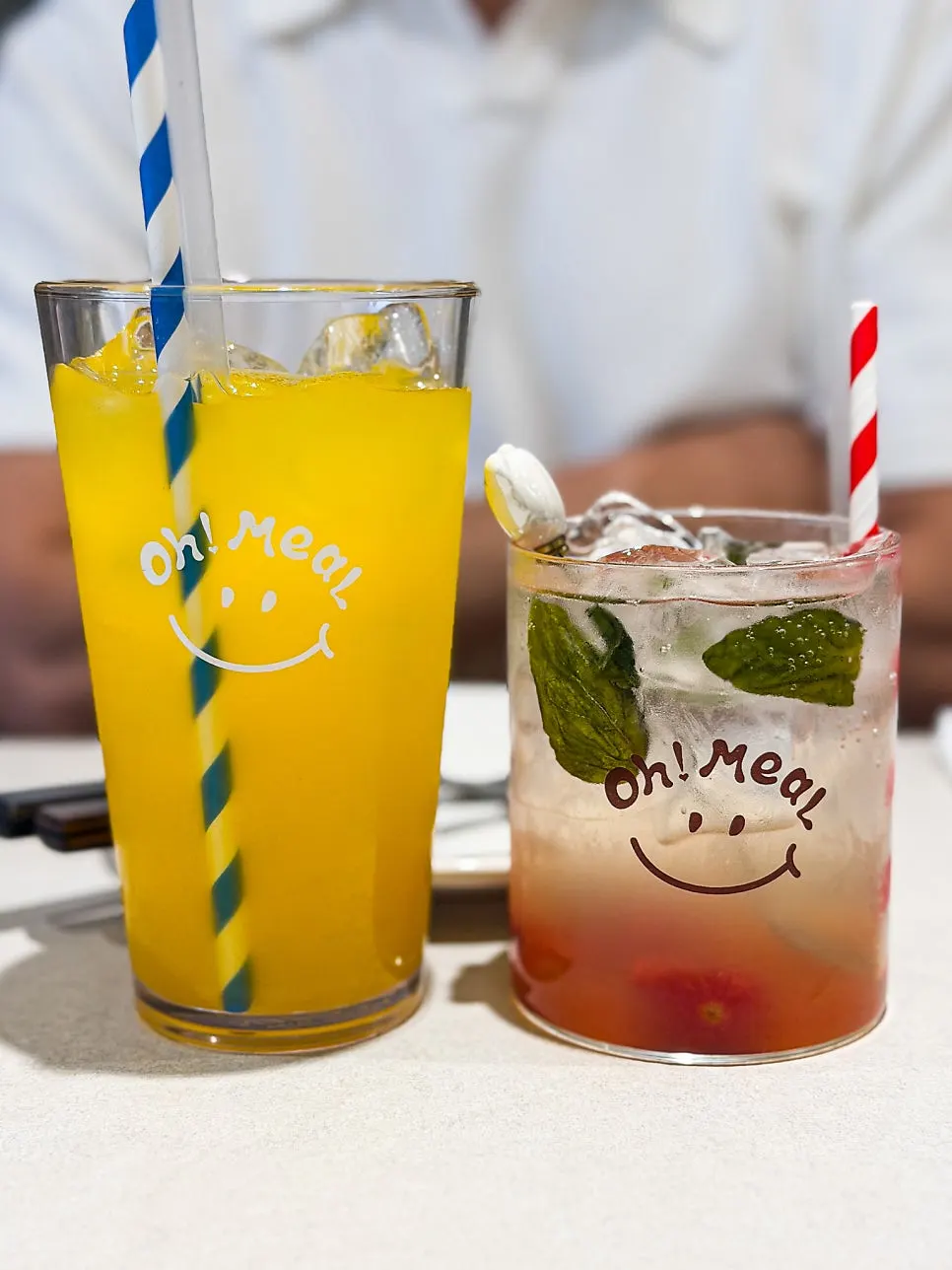 A refreshing glass of orange juice