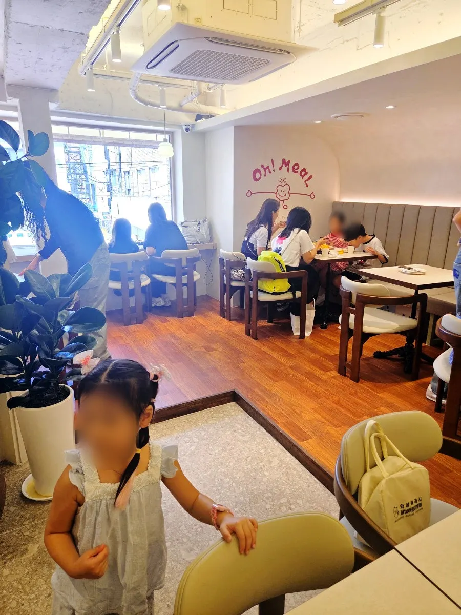 Interior view with a variety of table setups