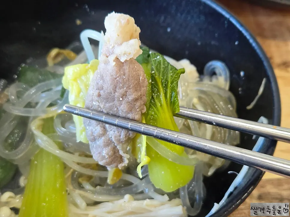 Close-up of cooked hot pot meat