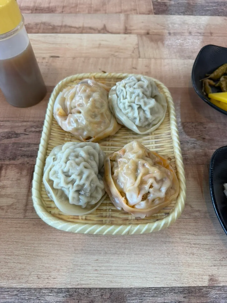 The spicy dumpling hot pot beginning to boil
