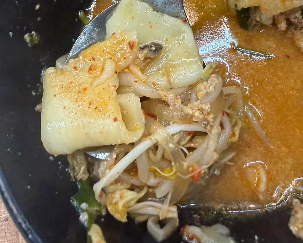 Hot pot with hand-torn sujebi dough added in