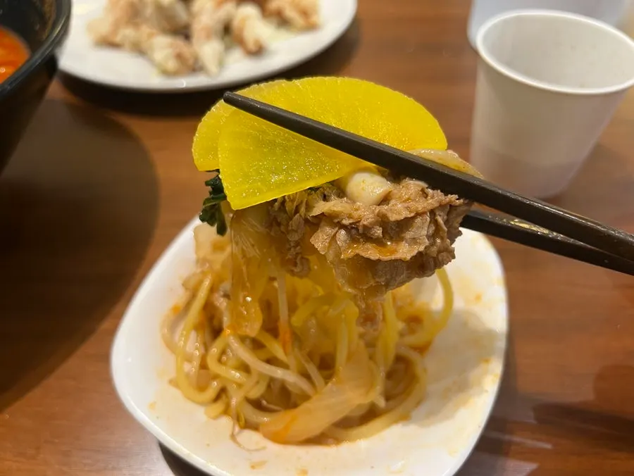 Danmuji served alongside the jjampong