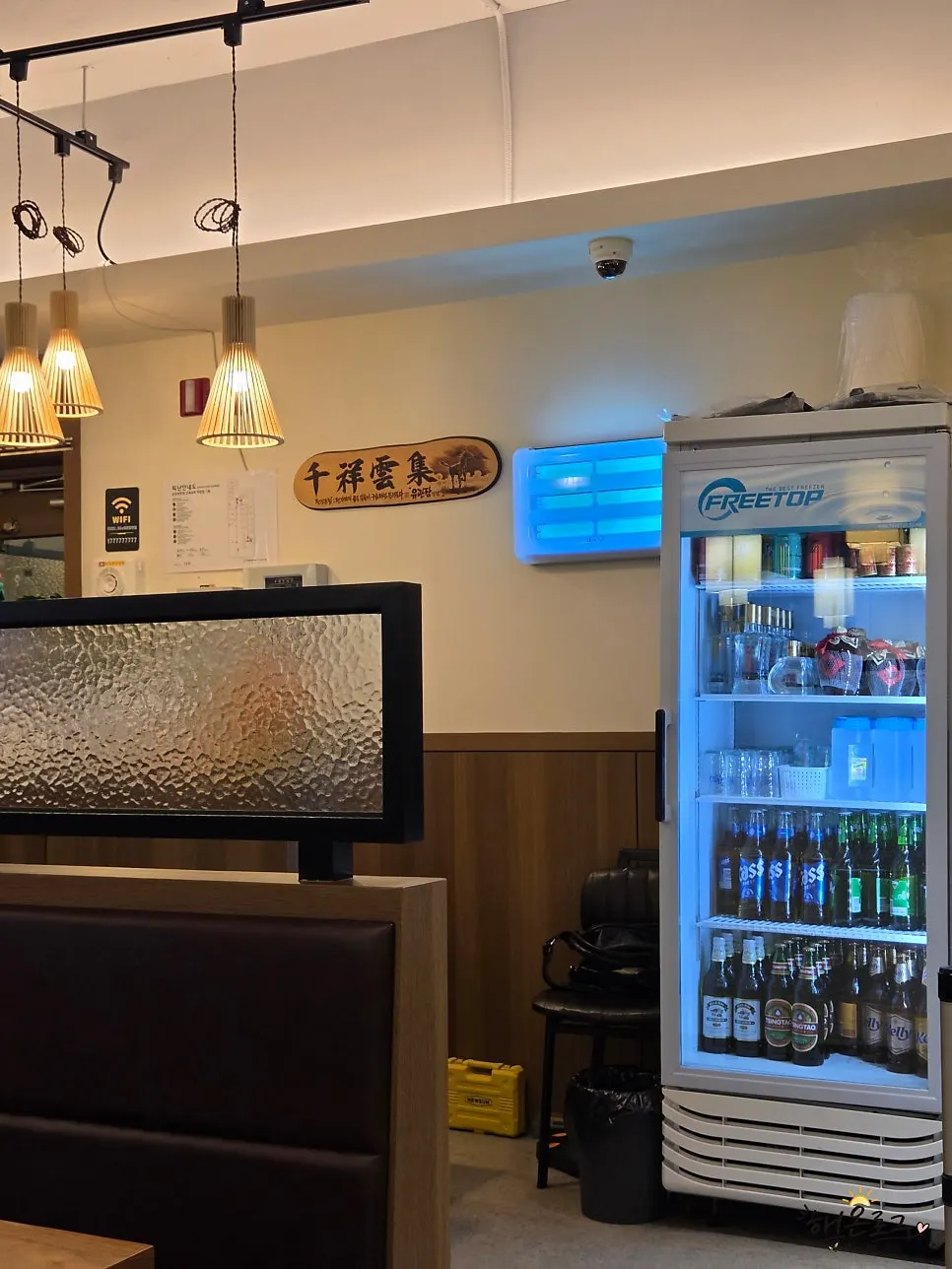 Interior of the restaurant