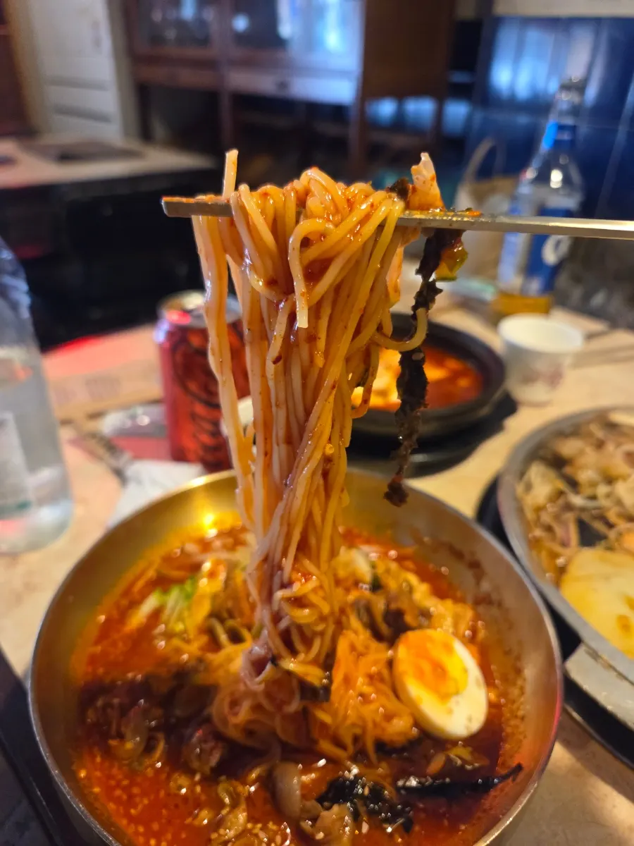 Golbimyeon that refreshes the palate