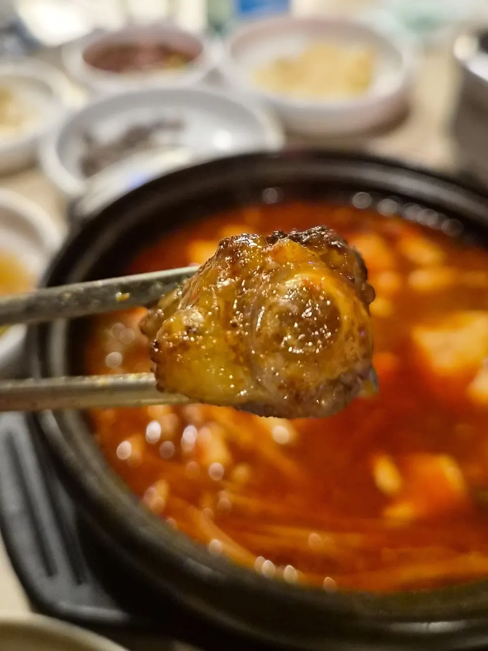 염통과 곱창 구이