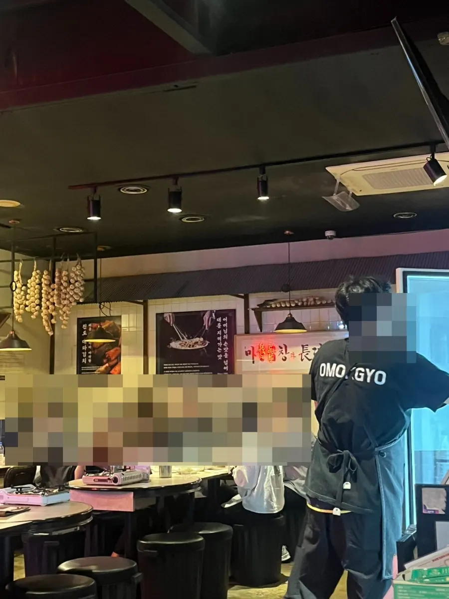 Interior view of the restaurant