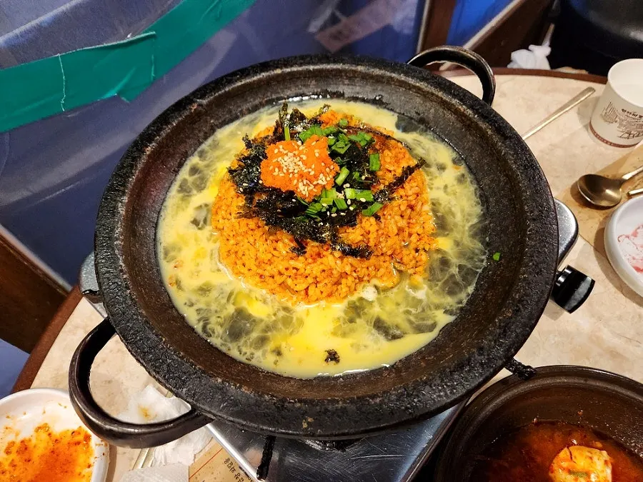 Bibim noodles and dongchimi noodles