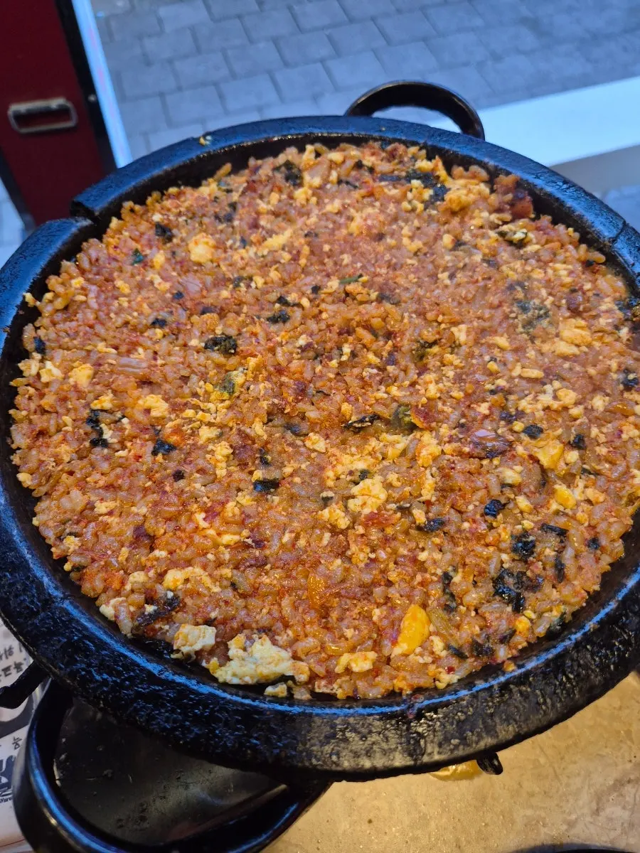 The plain-tasting finishing fried rice