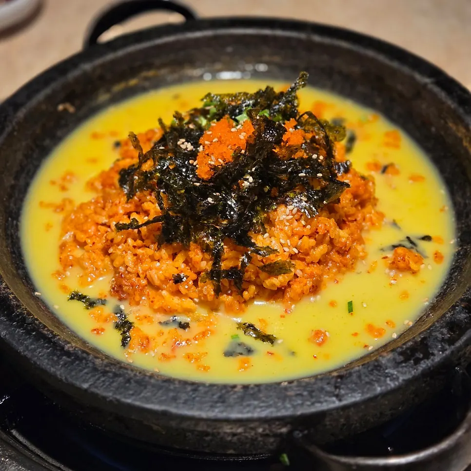 A bowl of Omokgyo bibim guksu, priced at ₩7,000