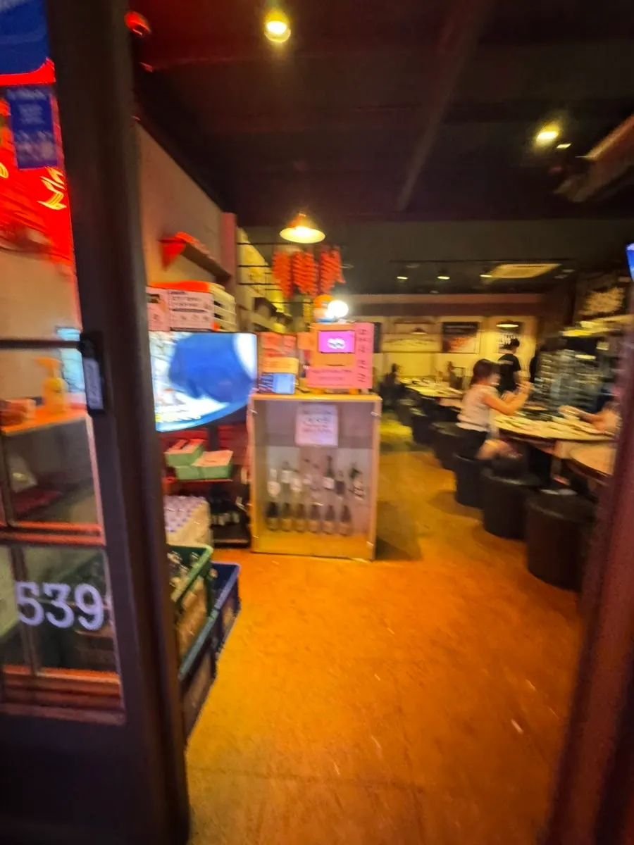 Self-photo booth machine at the entrance