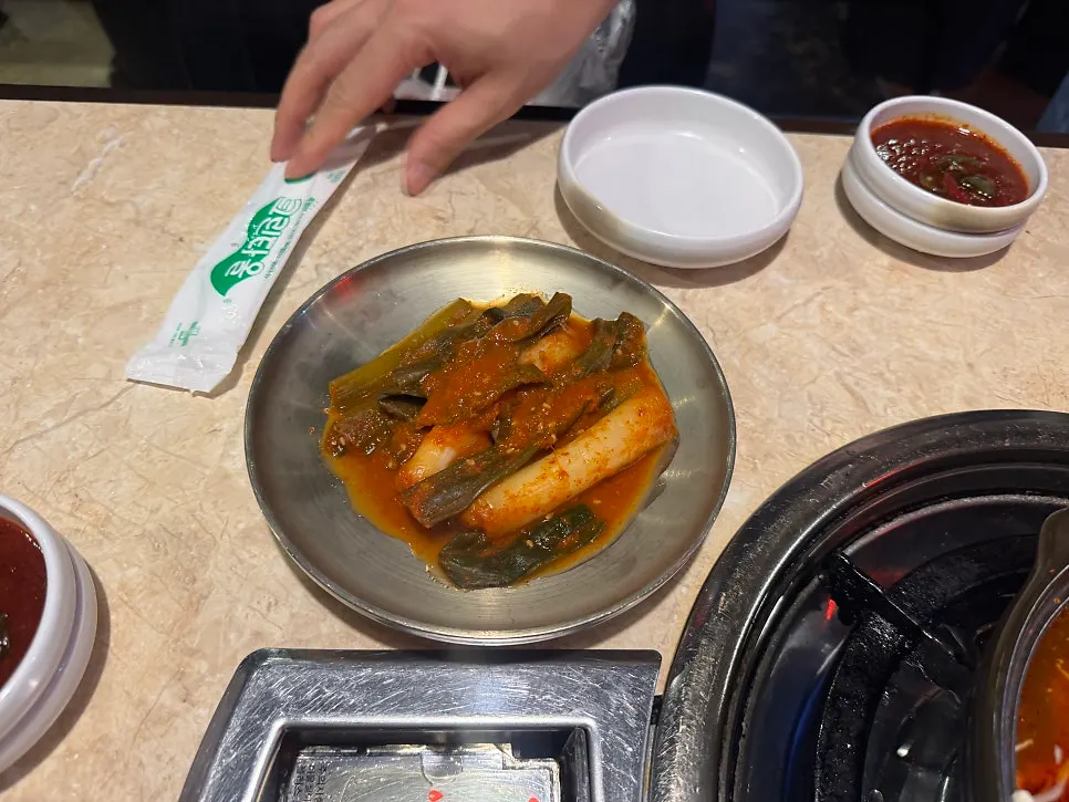 A bowl of spicy sundubu-jjigae