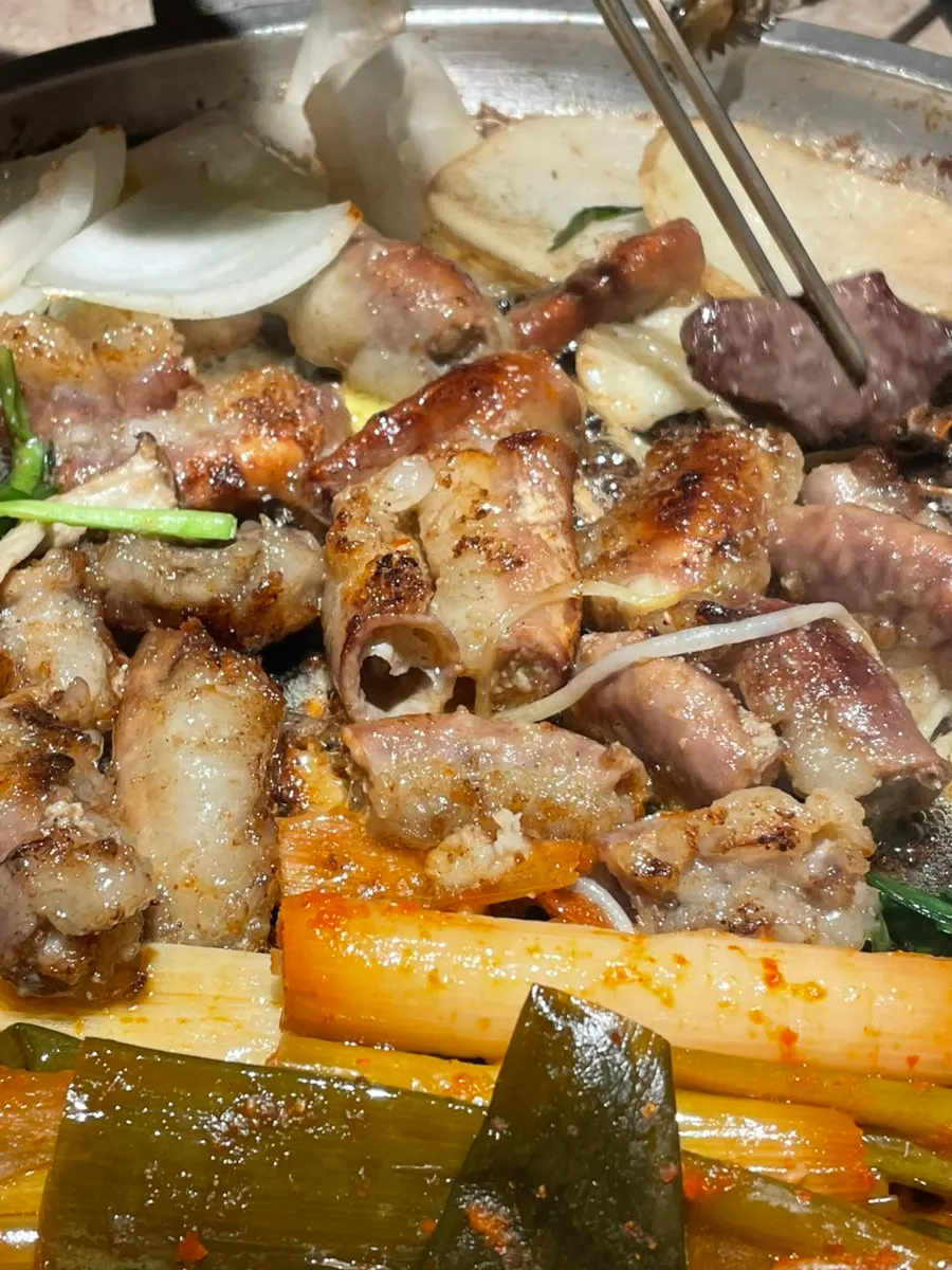통마늘이 박힌 전통수제마늘곱창