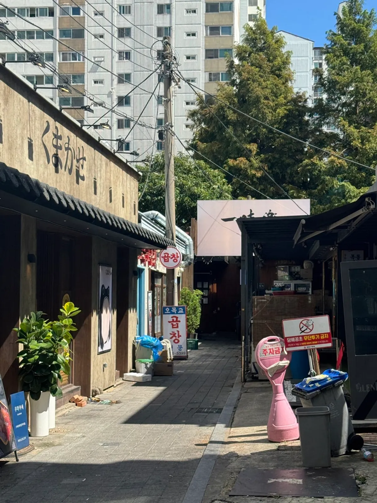 梧木桥牛肠目洞本店外观与招牌