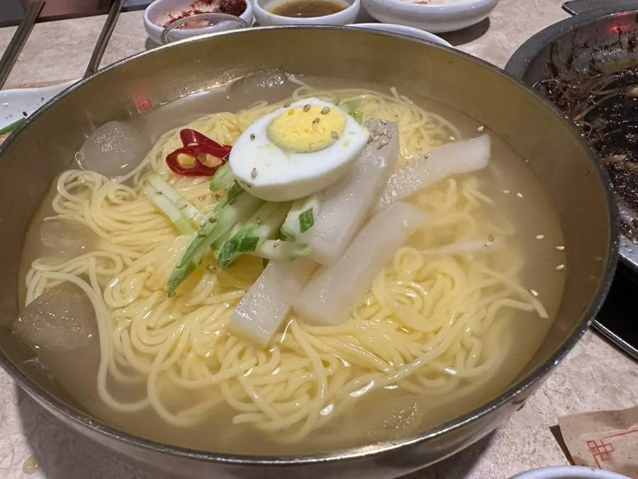 곱창 마무리로 주문한 동치미국수