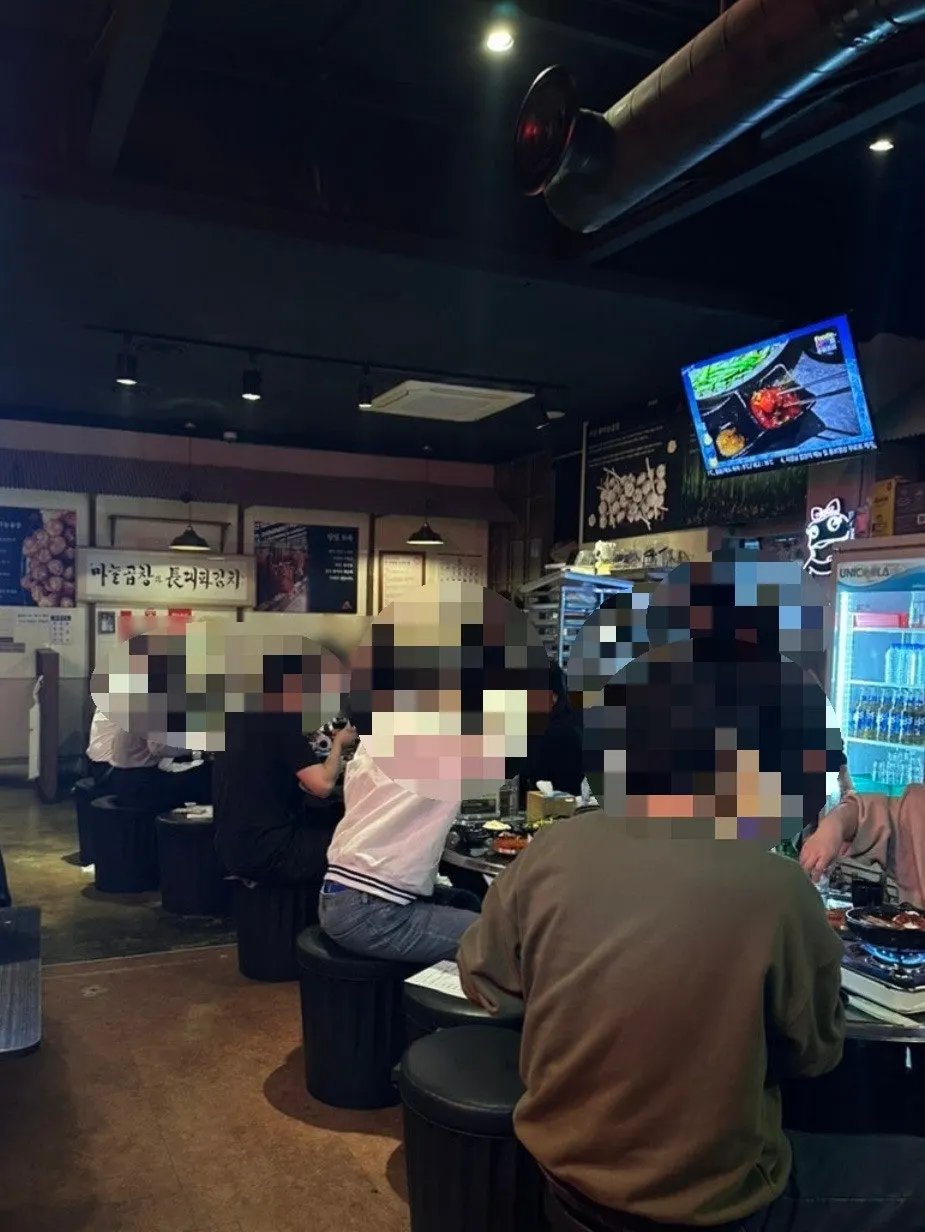 오목교곱창 목동본점 매장 내부 좌석