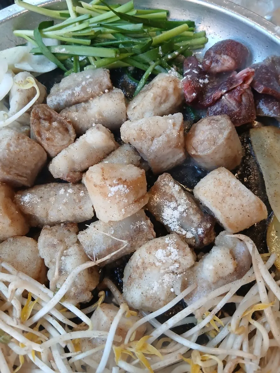 Extra order of daechang and hwangso gopchang