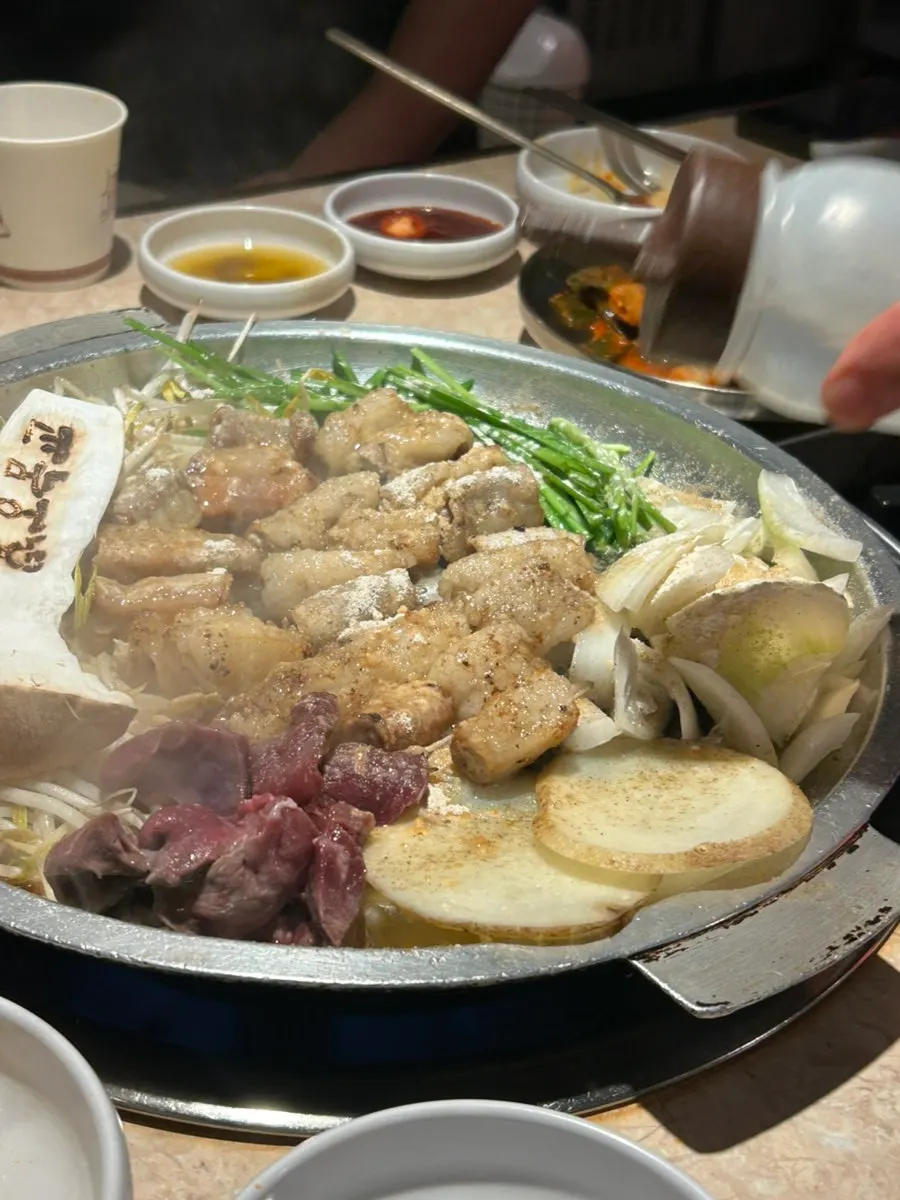 직접 담근 대파 김치와 곁들임 찬
