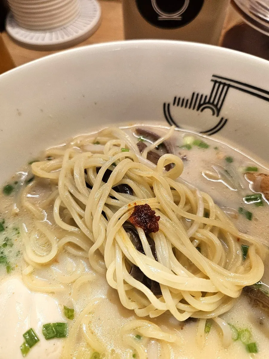 Perfectly al dente ramen noodles