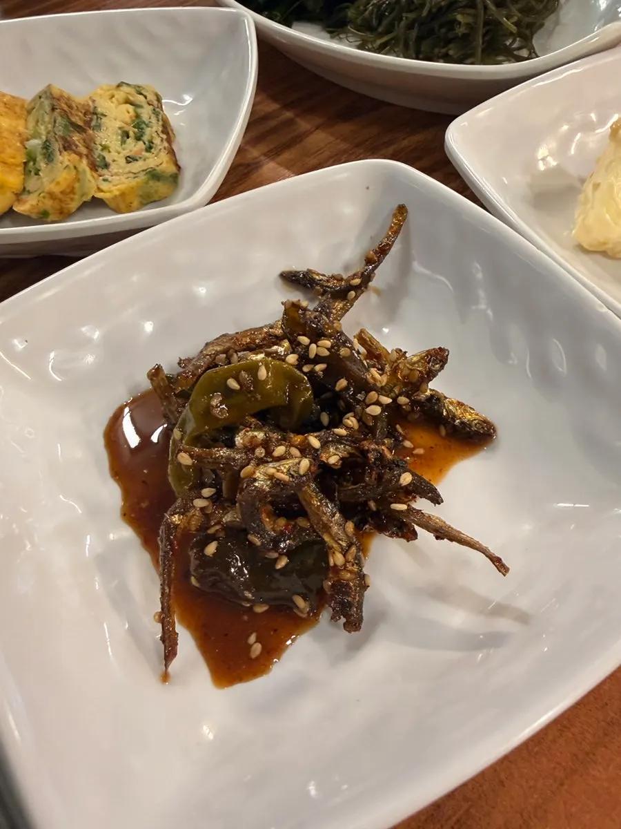 Seasoned eggplant side dish