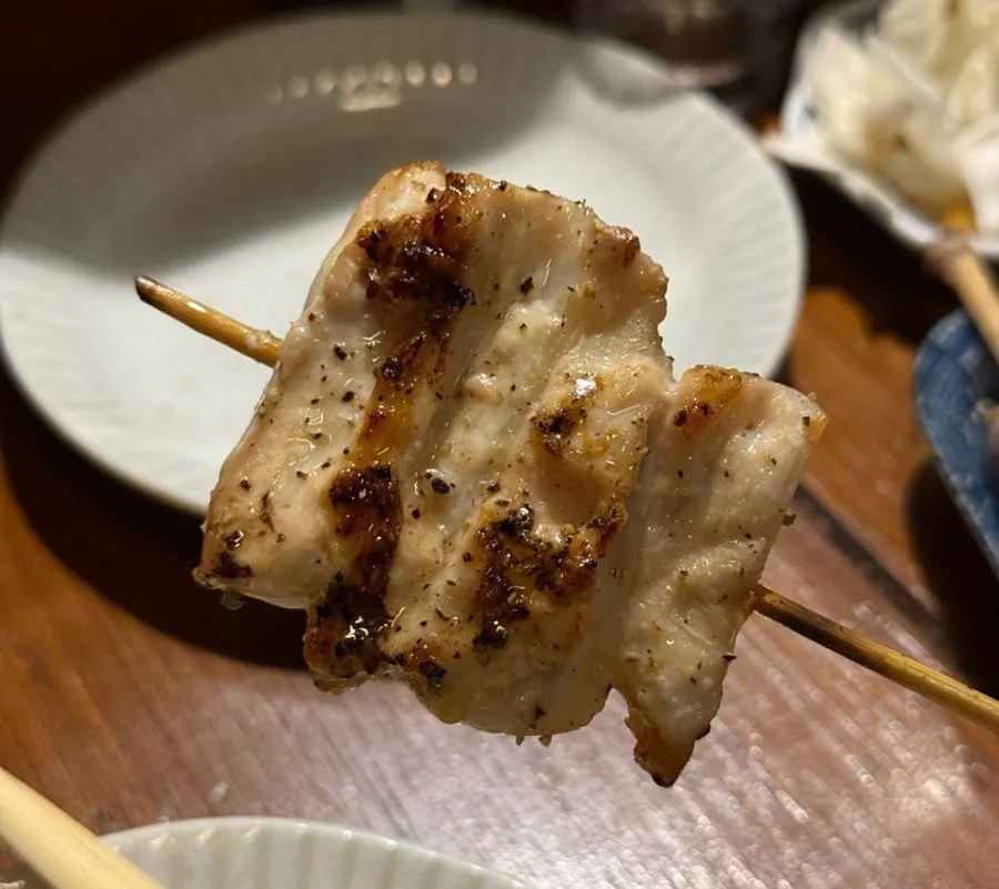Chicken skewers grilled without any off smell