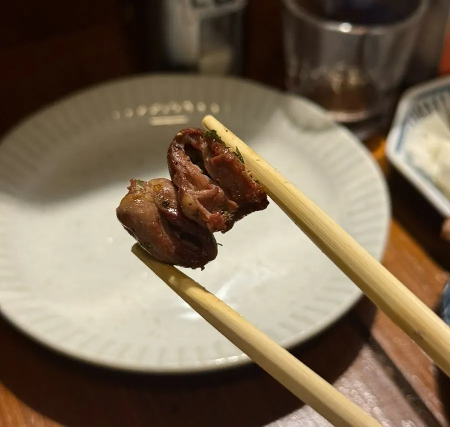 Chewy, nutty skewers as drinking snacks