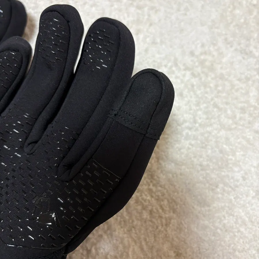 Winter gloves showing the microfiber thumb section