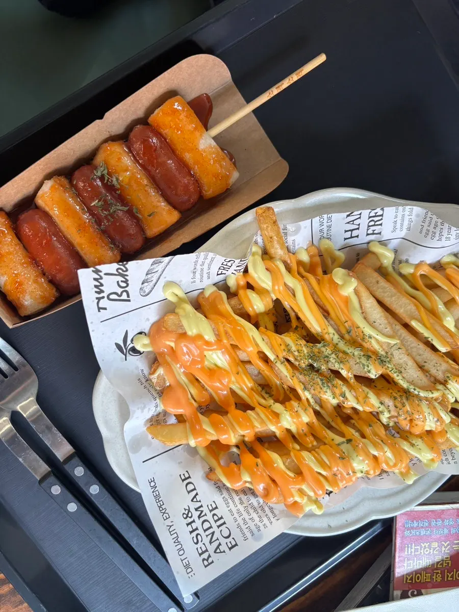 Close-up of sotteok sotteok
