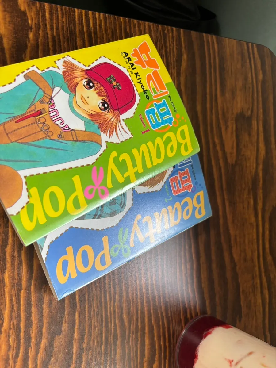 Covers of the borrowed manga