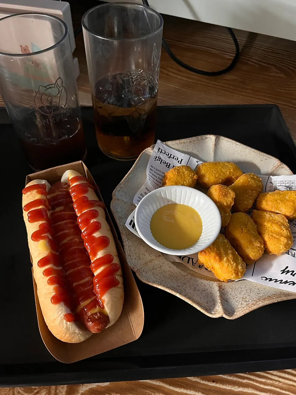 Snack menu at One Play Jamsil Branch viewed on a phone