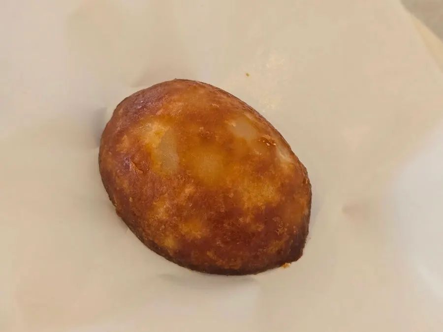 Wonz Coffee's butter rice cake dessert