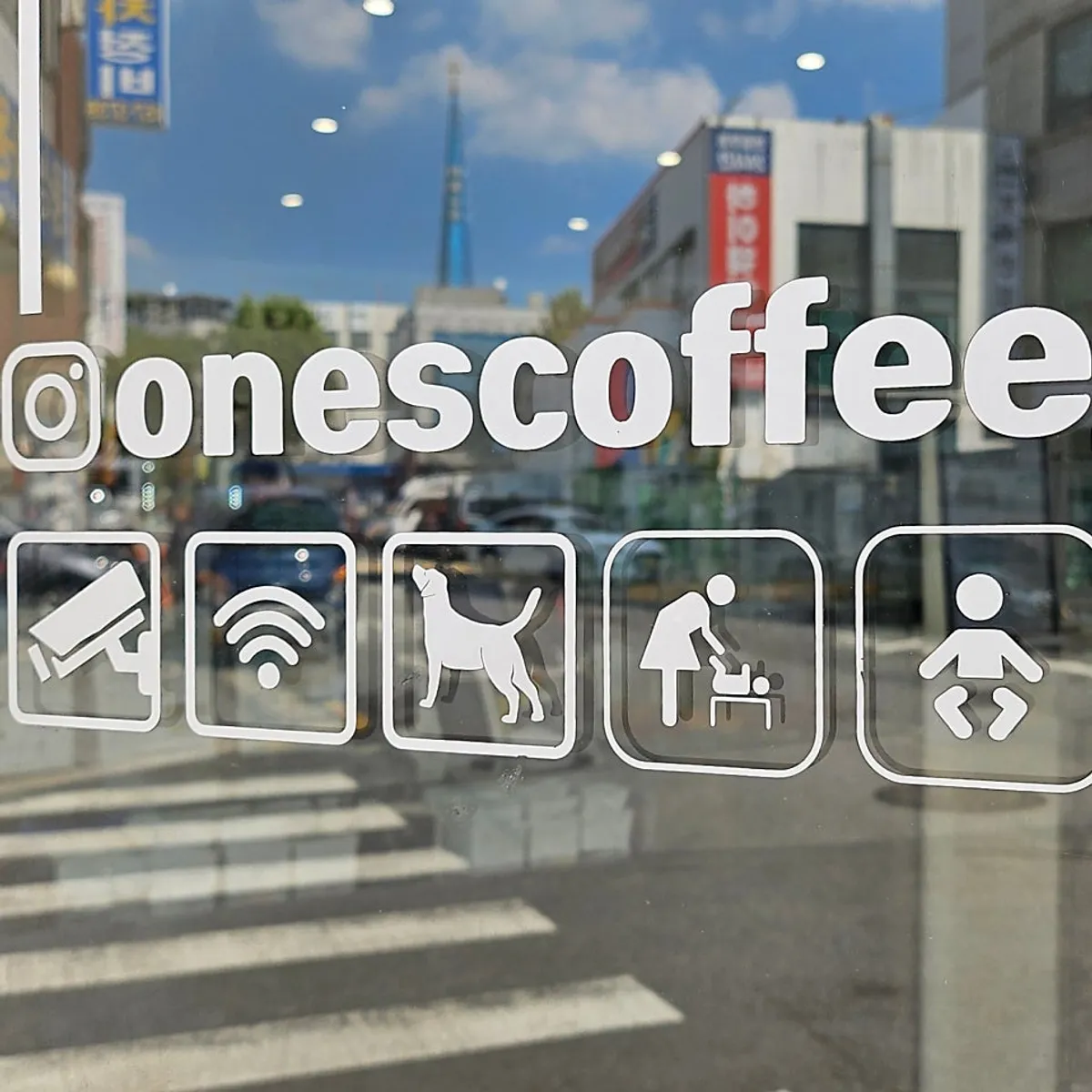 Sign for the Wonz Coffee review event