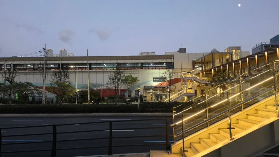 온천장역 인근 오늘의도쿄 온천장점 외관