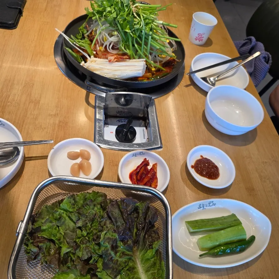 Duruchigi meal set on the table